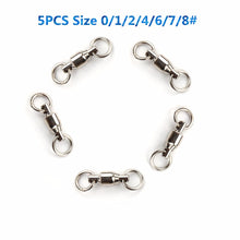 5Pcs Size 0/1/2/4/6/7/8# Ball Bearing Fishing