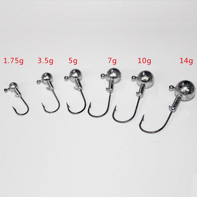 5pcs Jig Head Lead 1.5g 3.5g 5g