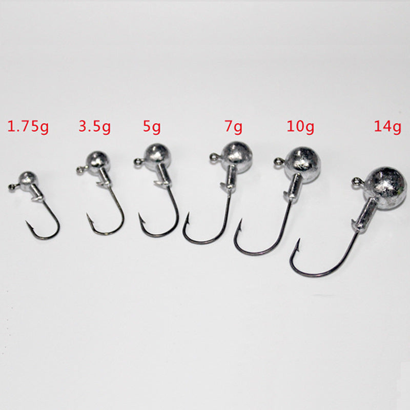 5pcs Jig Head Lead 1.5g 3.5g 5g