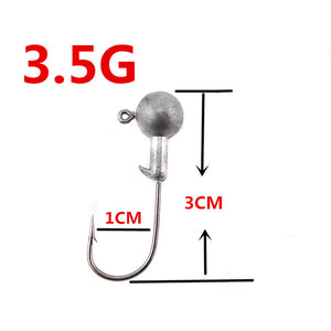 5 PSC 1g/3g/5g/5.5g/10g Lead Head Hook