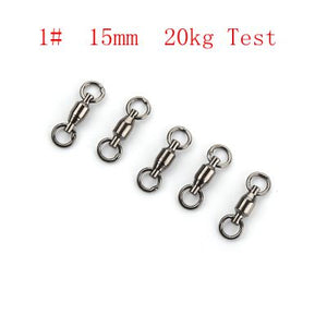 5Pcs Size 0/1/2/4/6/7/8# Ball Bearing Fishing
