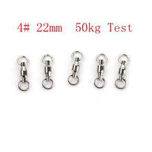 5Pcs Size 0/1/2/4/6/7/8# Ball Bearing Fishing