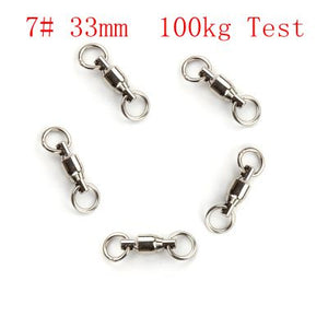 5Pcs Size 0/1/2/4/6/7/8# Ball Bearing Fishing