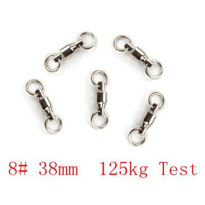5Pcs Size 0/1/2/4/6/7/8# Ball Bearing Fishing