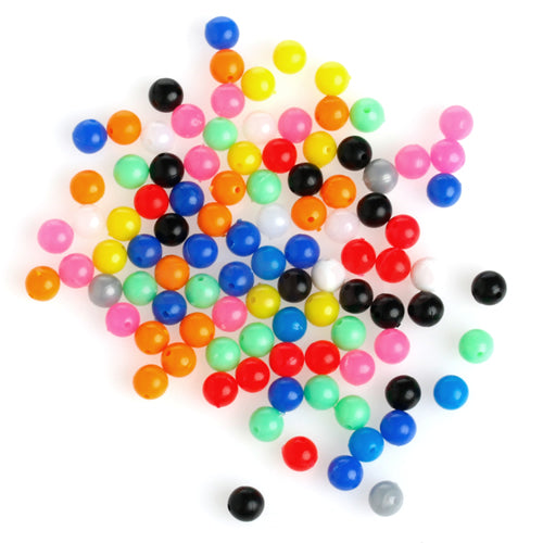 100Pcs Round Fishing Lure 6mm 8mm