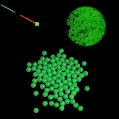 100pcs 5mm Plastic Round Luminous Glow in Dark lure