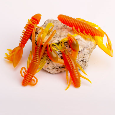 4pcs shrimp soft fishing lure