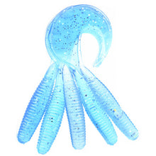 5 Pcs  Screw curly tail soft lure 6cm 2g