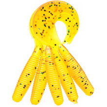 5 Pcs  Screw curly tail soft lure 6cm 2g