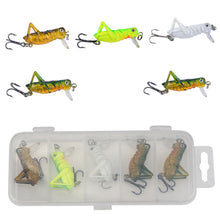 5pc Fishing Lures With box