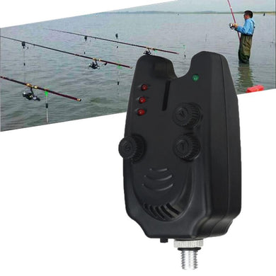 2 LED Adjustable Tone Volume Sensitivity Sound Alert Fishing Bite Alarm