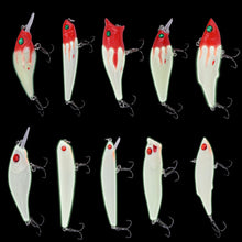 5pc3D Night Fishing Lure Plastic