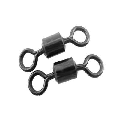 100PCS Fishing Rolling Swivels Solid Rings Connector Size 8