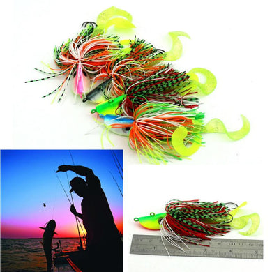 2pc Mixed Large Metal Lead Head Jigs