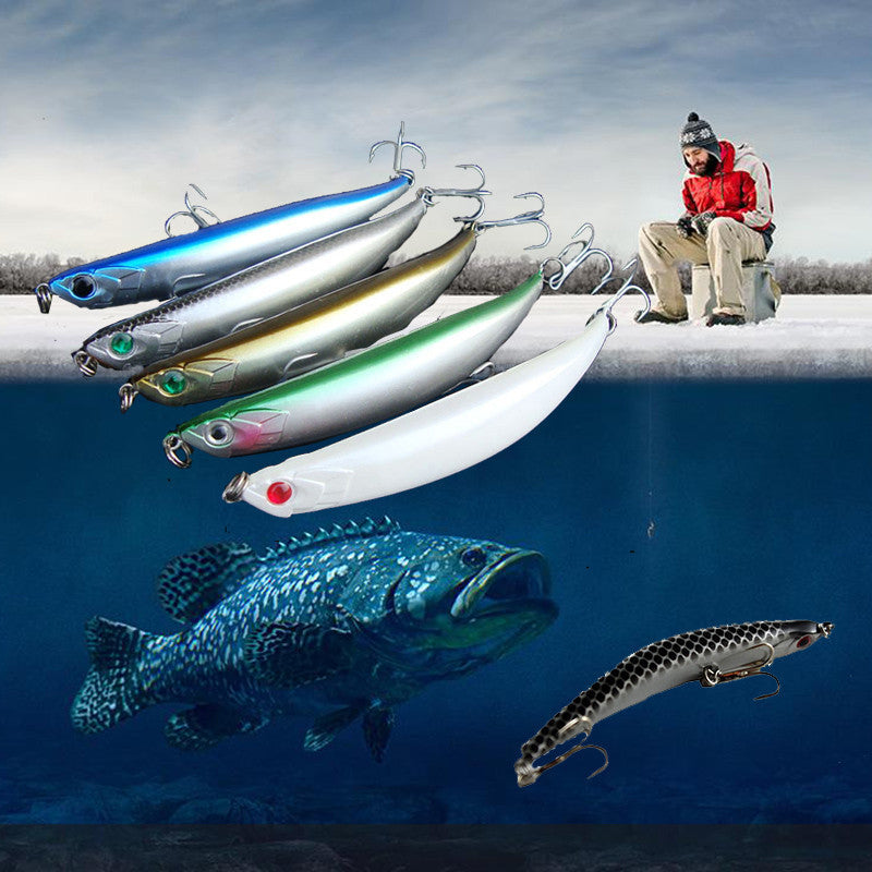 5pc Fishing Lure with 2 hooks 11 cm / 12g