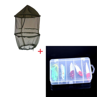 5pcs Fishing Lures + 1PC Fishing Hat