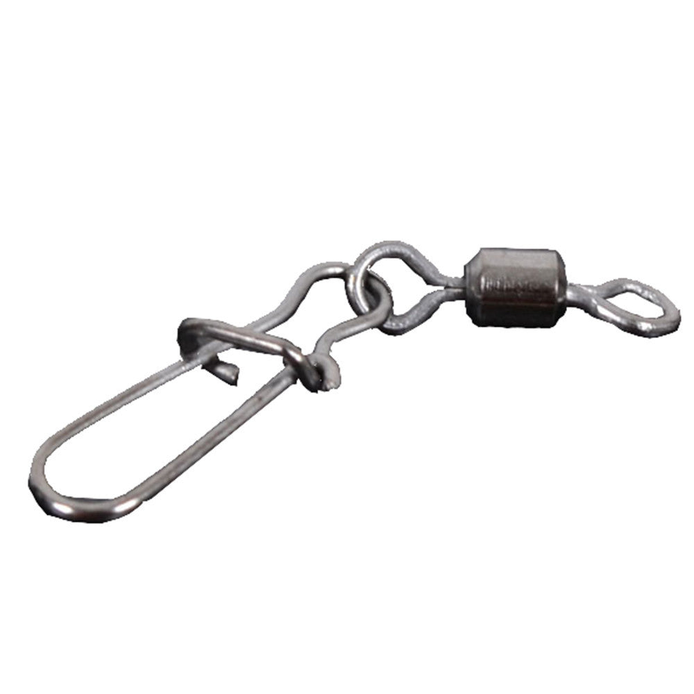 20pc Fishing Barrel Bearing Rolling Swivel Solid Ring