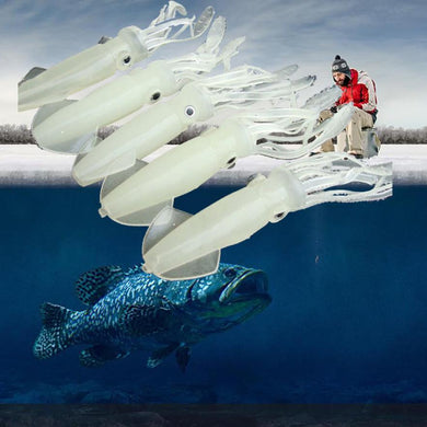 53g 10cm 5pc Silicone Fishing lure