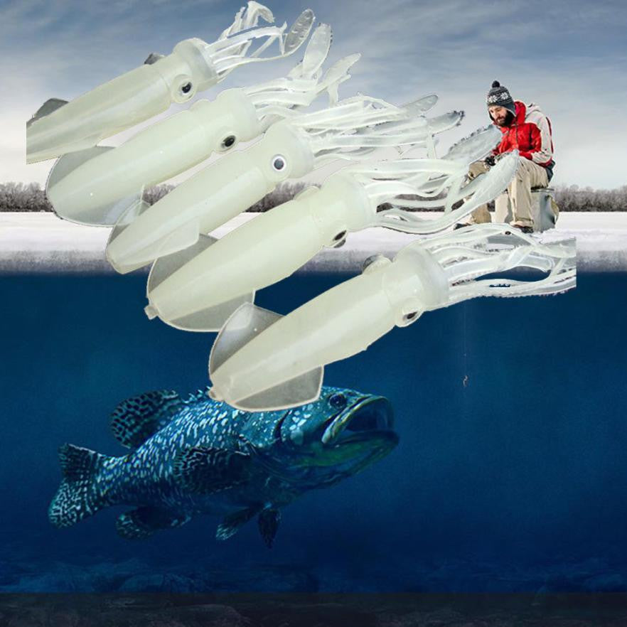 53g 10cm 5pc Silicone Fishing lure