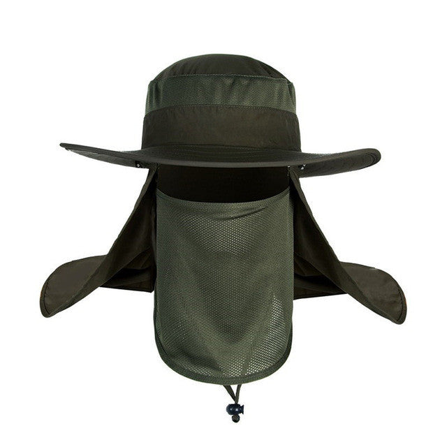 Hat Outdoor Unisex Brim Sun Block Quick Drying