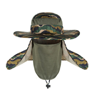 Hat Outdoor Unisex Brim Sun Block Quick Drying