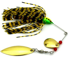spinnerbaits Rotating  lead head Fluff pike fishing Lures 16.3g