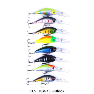 10cm 68g 8Pcs Fishing Lures