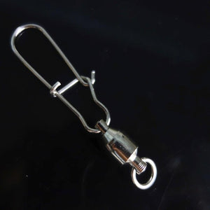 20PC Stainless Steel Fishing Tools Bearing Ring To Enhance The Needle Ring Connector Speed Ring #0~#8