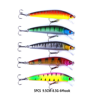 43pcs Mixed Models Fishing Lures 43 Clolor Mix