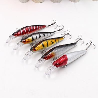 1Pcs 6Color 7cm 8.3g Fishing Bait