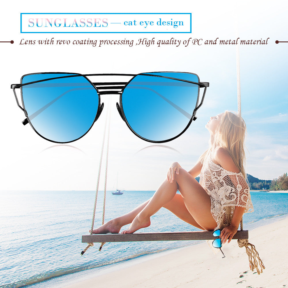 Women Sunglasses Metal Frame UV400