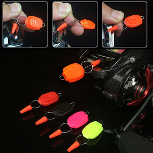 Multiple Color Plastic Fishing Line Clip Stopper Needle Holder