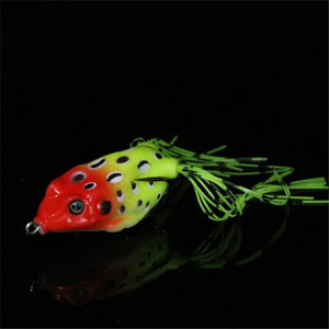 1Pcs 5cm 8g Soft Small Jump Frog Lures  8 Colors