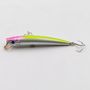 1Pcs 9cm 7.7g Fishing Lure 8 Color 6# Hook