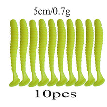 10Pcs 4.5cm 0.7gSoft Lure 10 colors