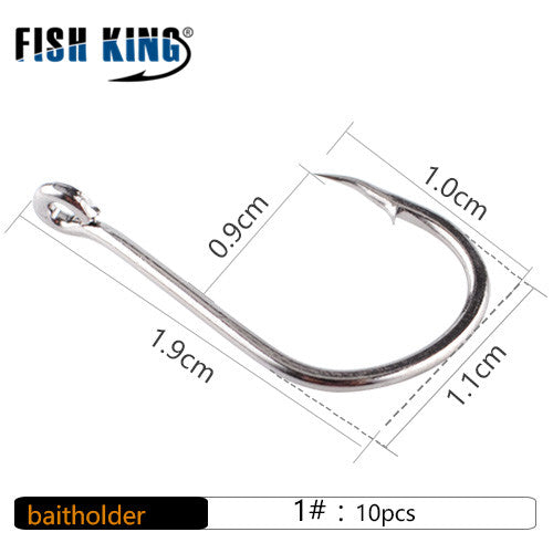 1# 2# 4# 6# 8# 10# 10Pcs 1/0# 2/0# 3/0# 8PCS Fishing hook
