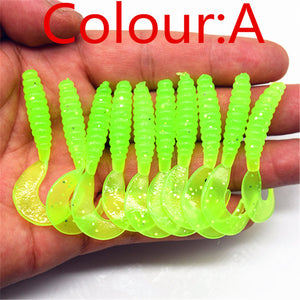 10Pcs 1.3g 5.5cmFishing Soft Lure