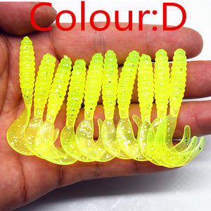 10Pcs 1.3g 5.5cmFishing Soft Lure