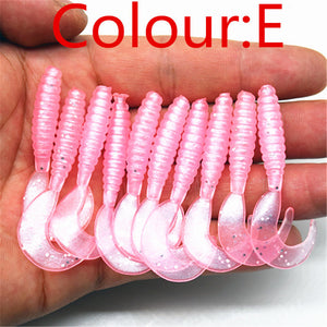 10Pcs 1.3g 5.5cmFishing Soft Lure