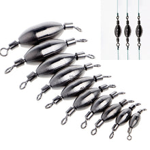 3Pcs Copper Sinker Fishing Swivels Rolling Lead