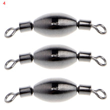 3Pcs Copper Sinker Fishing Swivels Rolling Lead