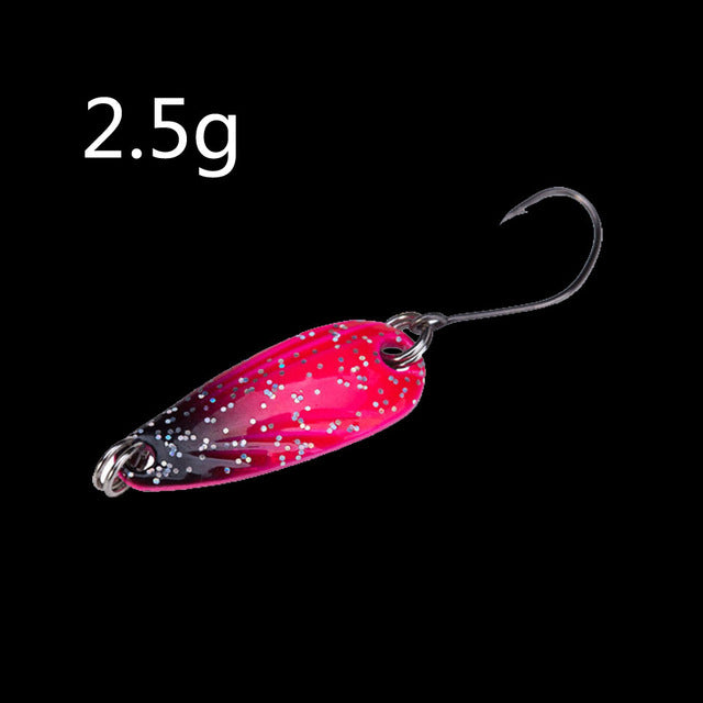 1PCS 30mm 2.5-3.5g Spinner Spoon