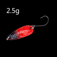 1PCS 30mm 2.5-3.5g Spinner Spoon