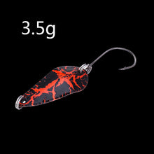 1PCS 30mm 2.5-3.5g Spinner Spoon