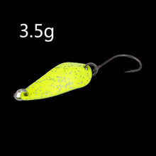 1PCS 30mm 2.5-3.5g Spinner Spoon