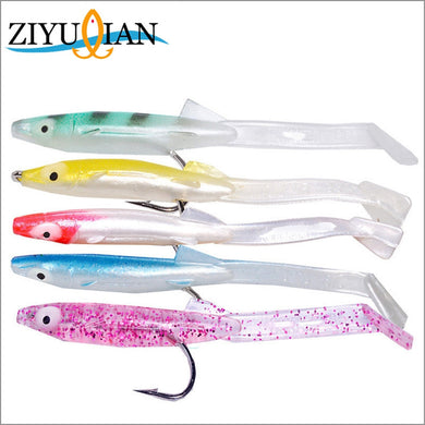 1pcs Soft Fishing Lures 12 Colors 85mm/2.3g