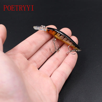 1Pcs fishing Lure 7cm 3.8g 6 color