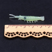 10Pcs Fluorescent Green Lobster Silicone Soft Fish Lure