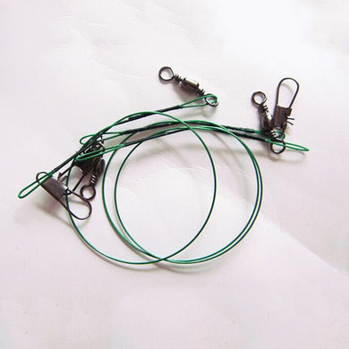 6Pcs Anti-bite Fly leash Fishing lead Line 15cm20cm 25cm