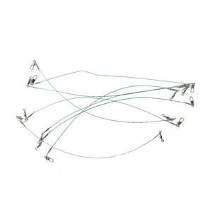 6Pcs Anti-bite Fly leash Fishing lead Line 15cm20cm 25cm